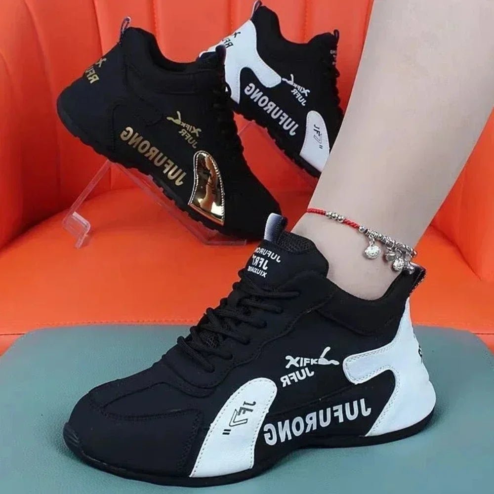 Sneakers Breathable Ladies Mesh Lace Up Sports Platform Shoes for Women - STAND OUT FLEXSARAH