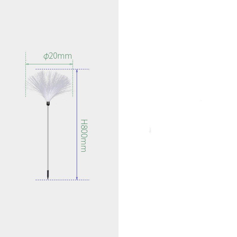 Solar Fiber Optic Reed Light Outdoor Rainproof Lawn Decorative Light - STAND OUT FLEXSARAH