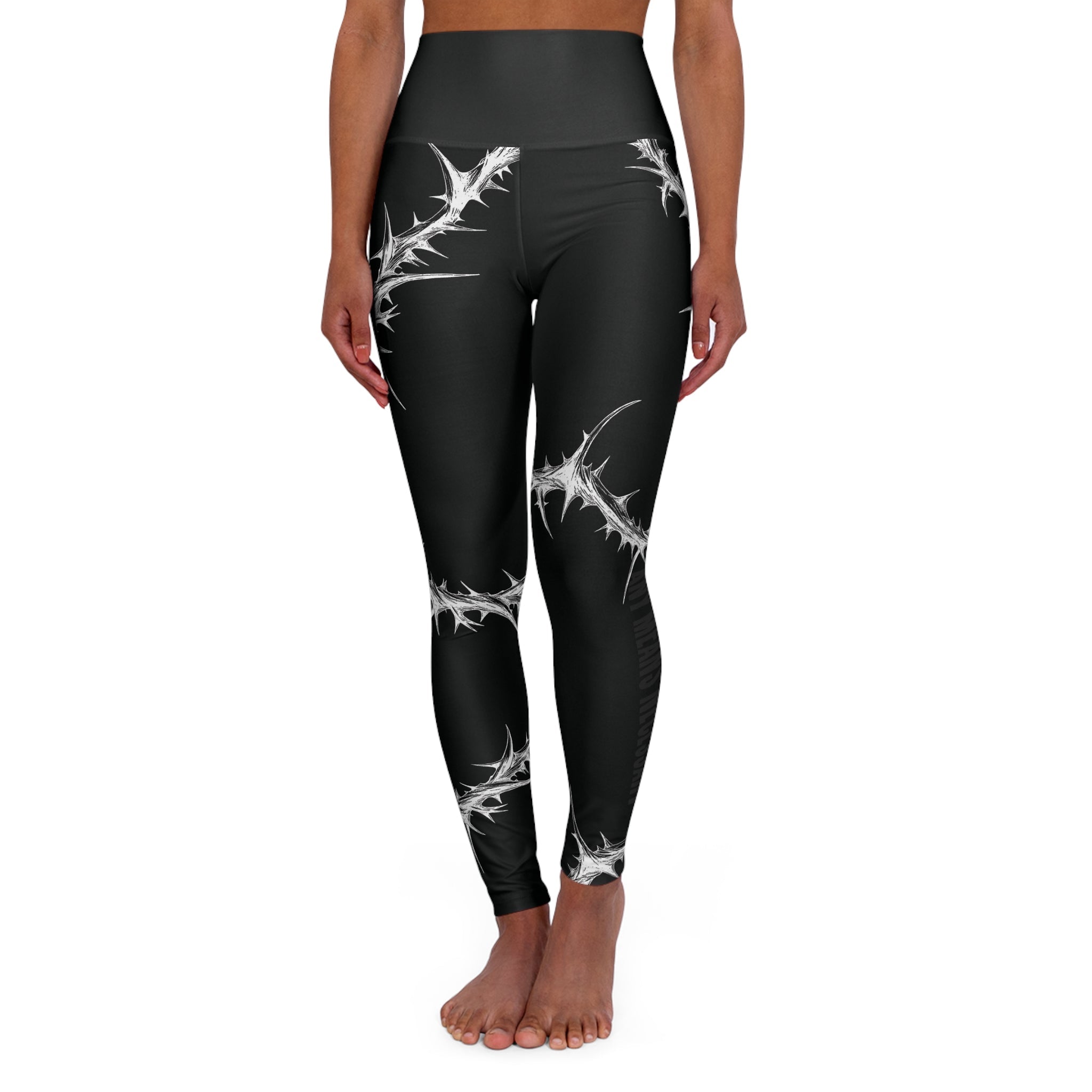 Spina Noctis High Waisted Yoga Leggings - STAND OUT FLEXSARAH