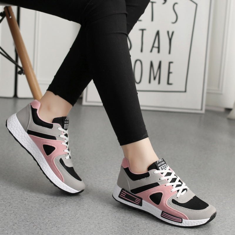 Sports Shoes Women's All-match Casual Shoes Forrest Shoes Student Breathable Board Shoes Flat Running Shoes - STAND OUT FLEXSARAH