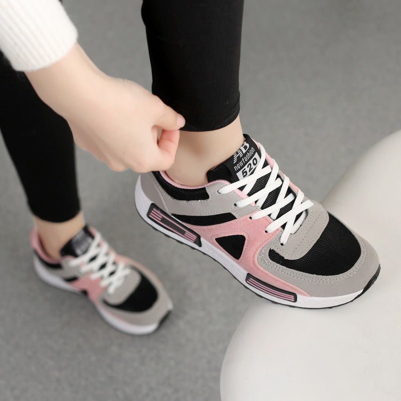 Sports Shoes Women's All-match Casual Shoes Forrest Shoes Student Breathable Board Shoes Flat Running Shoes - STAND OUT FLEXSARAH