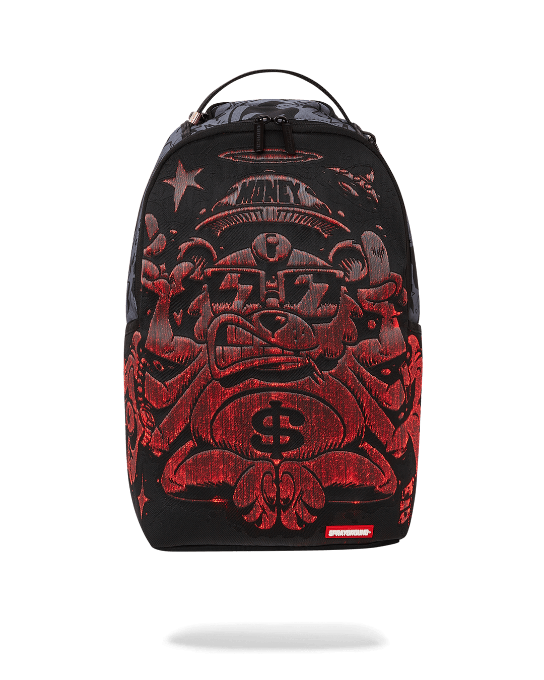 Sprayground Fiber Optics Money Tripp DLXSR Black Backpack B5205 - STAND OUT FLEXSARAH