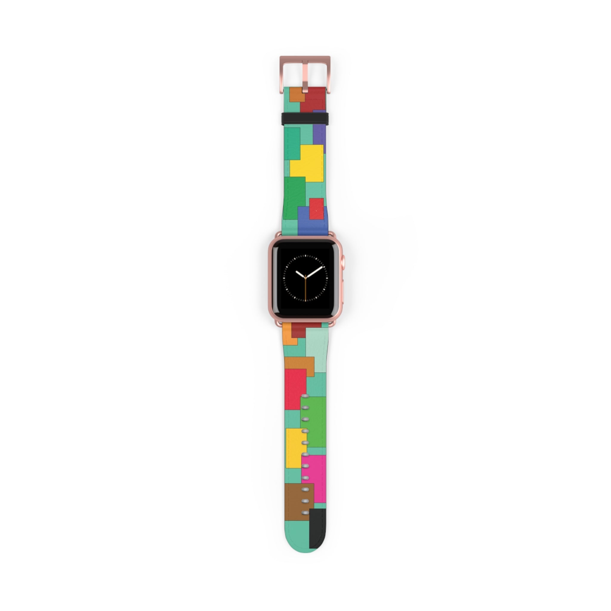 Squares and Rectangles Watch Band - STAND OUT FLEXSARAH