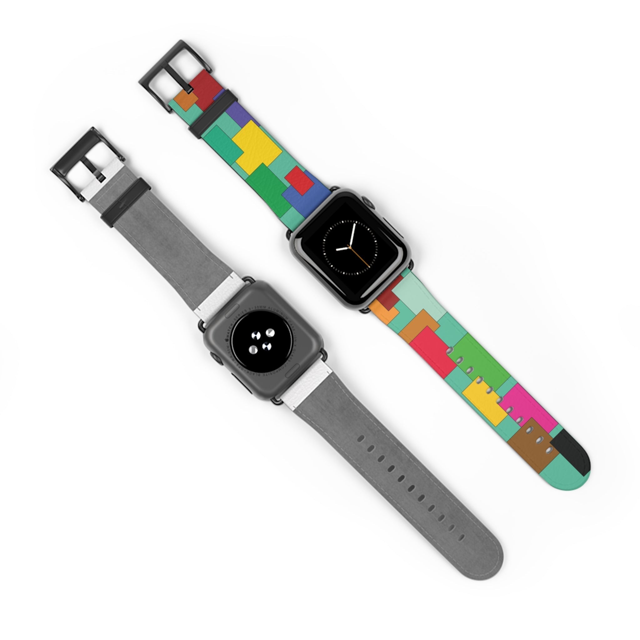 Squares and Rectangles Watch Band - STAND OUT FLEXSARAH