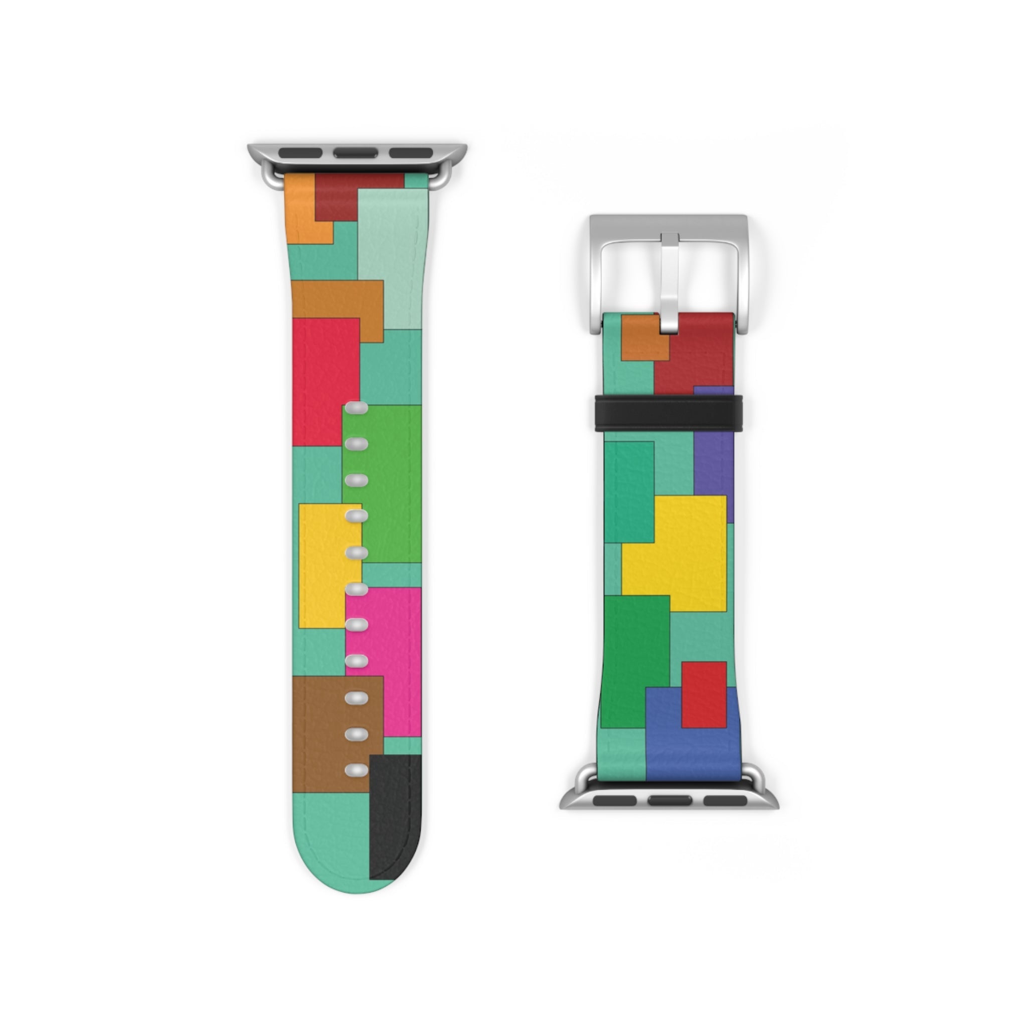 Squares and Rectangles Watch Band - STAND OUT FLEXSARAH