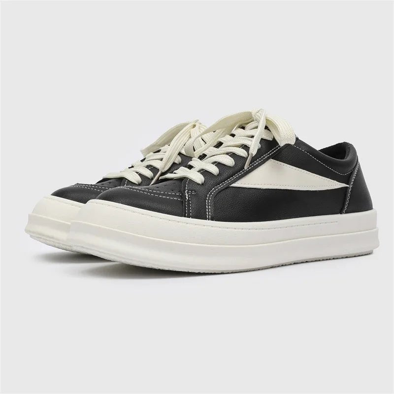 Street Style Men's Skateboard Shoes Original Black Designer Shoes Man Platform Sneakers Comfortable Casual Sports Shoes For Men - STAND OUT FLEXSARAH