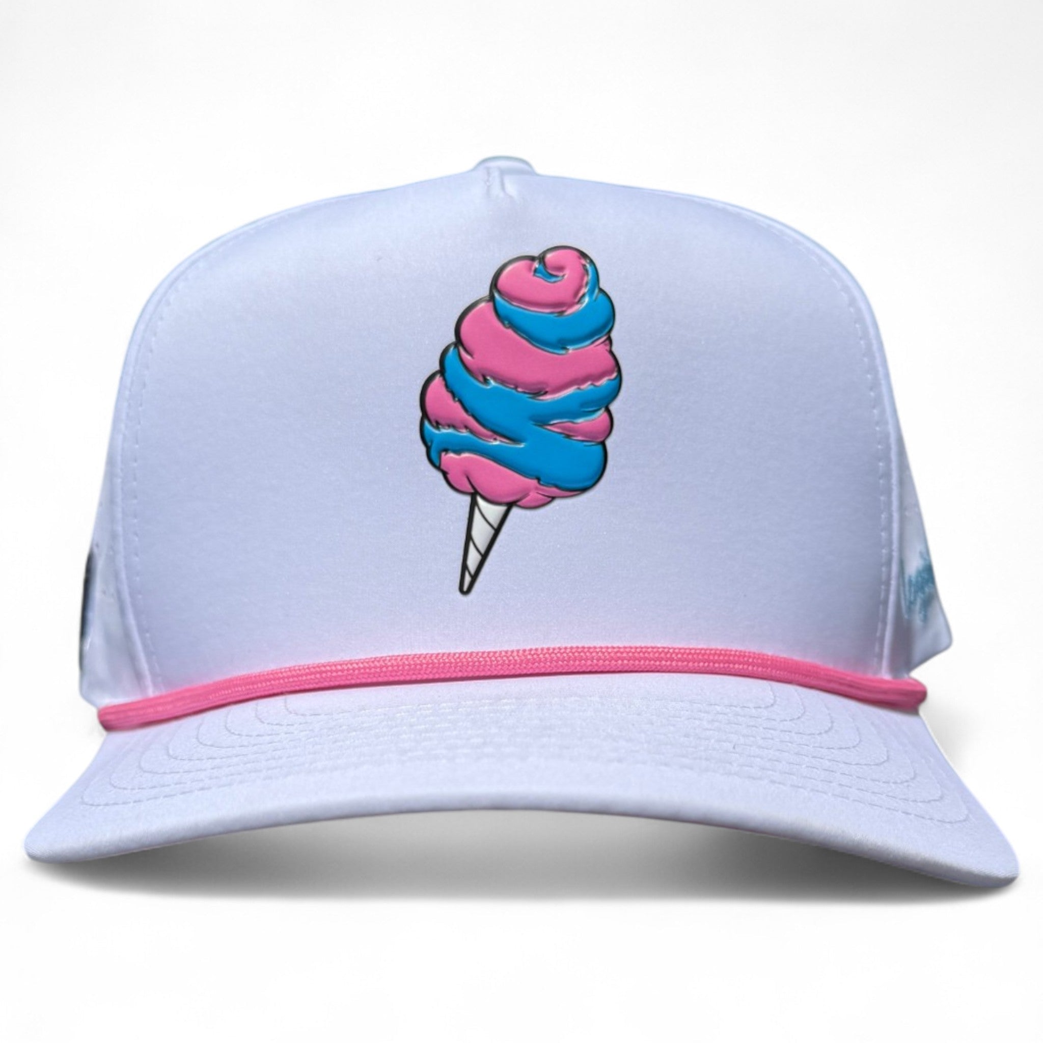 Sugar Rush Golf Hat | Snapback Cap | Built-in Magnetic Ball Marker Holder + Marker Included | Adjustable Cotton Candy - STAND OUT FLEXSARAH