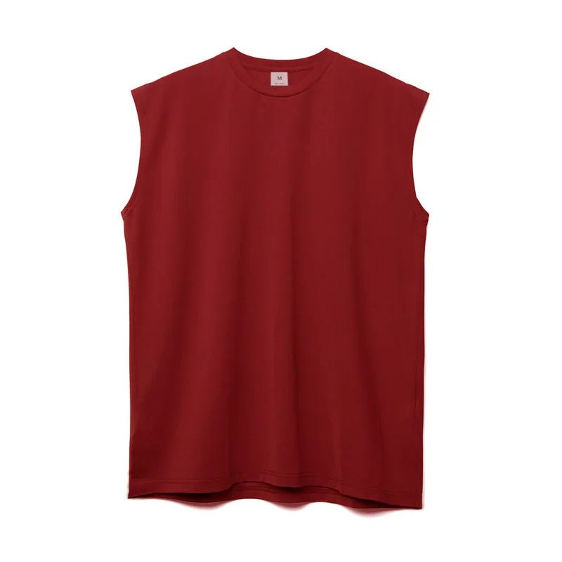 Summer New Gym Vest Men Broad Shoulder Sleeveless Sports Tank Top Quick-dry Cotton Fitness T-shirt Running Tank Top Men Tops - STAND OUT FLEXSARAH
