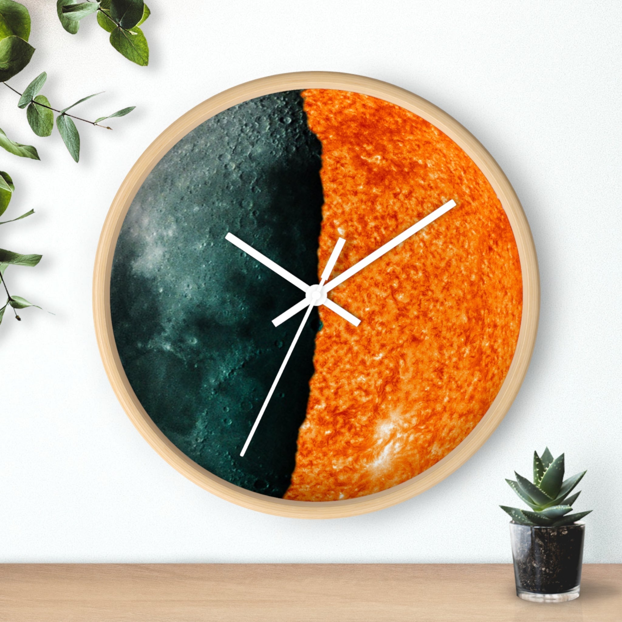 Sun And moon - Wall clock - STAND OUT FLEXSARAH