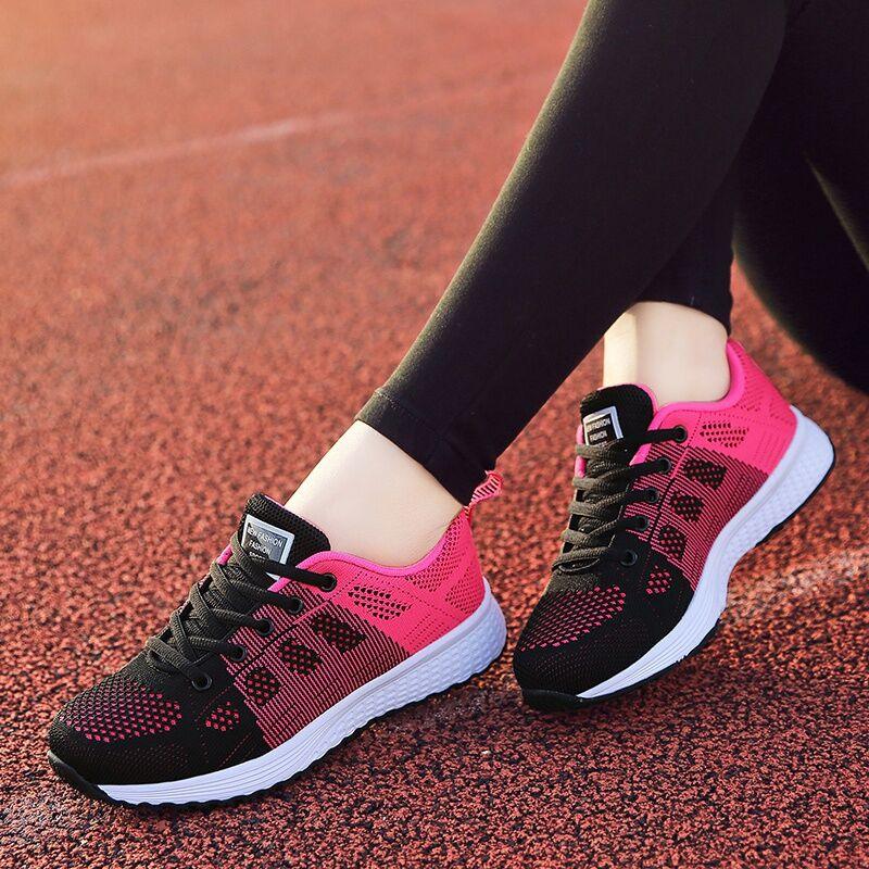 Super Light Sneakers For Women Vulcanize Sport Walking White Sneakers Women Casual Flats Elegant Soft Walking Shoes Breathable Non Slip Comfortable Sneakers - STAND OUT FLEXSARAH