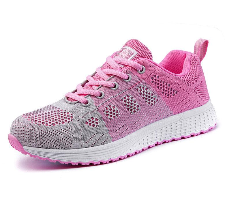 Super Light Sneakers For Women Vulcanize Sport Walking White Sneakers Women Casual Flats Elegant Soft Walking Shoes Breathable Non Slip Comfortable Sneakers - STAND OUT FLEXSARAH