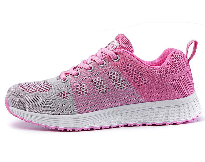 Super Light Sneakers For Women Vulcanize Sport Walking White Sneakers Women Casual Flats Elegant Soft Walking Shoes Breathable Non Slip Comfortable Sneakers - STAND OUT FLEXSARAH