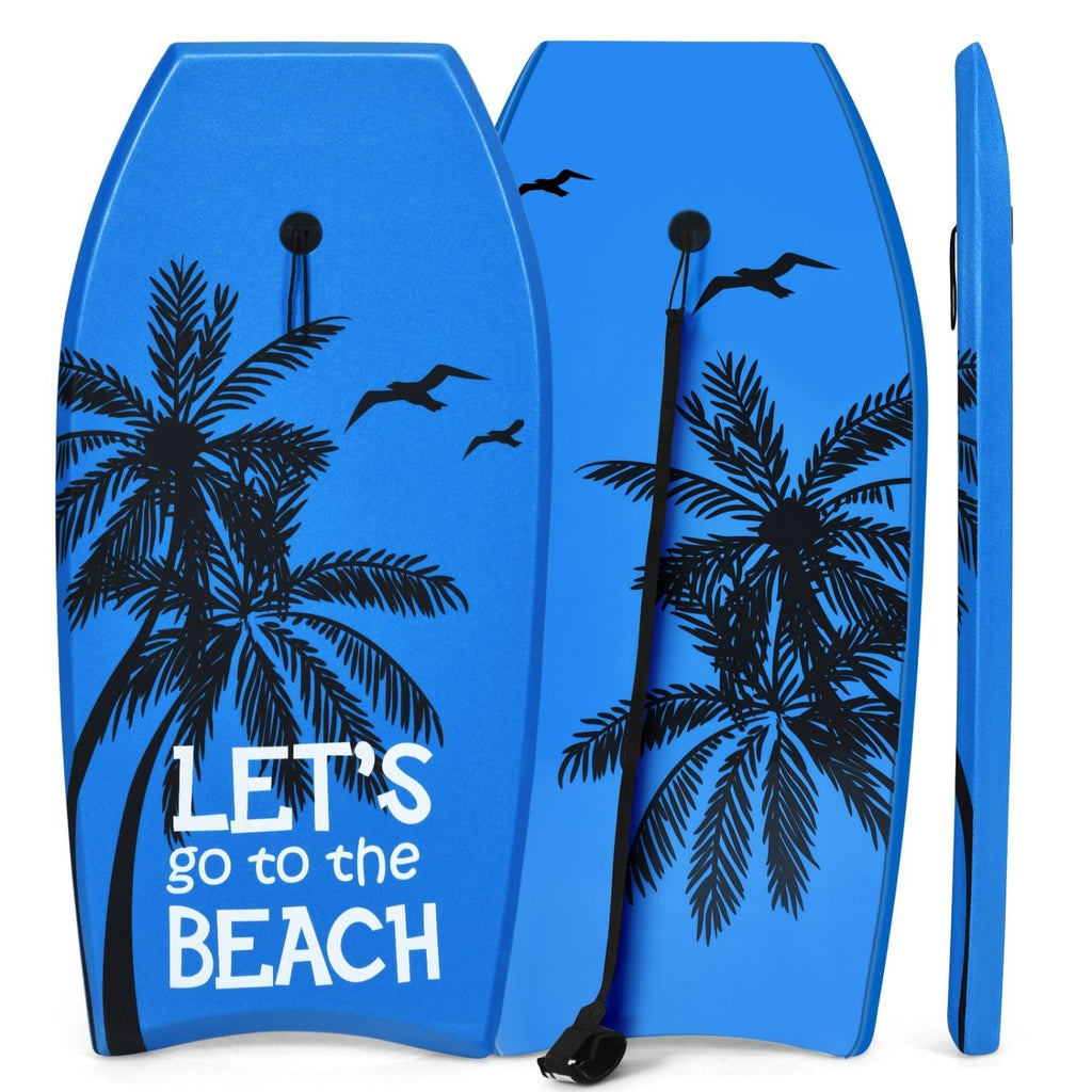 Super Lightweight Bodyboard Surfing with Leash EPS Core Boarding - STAND OUT FLEXSARAH