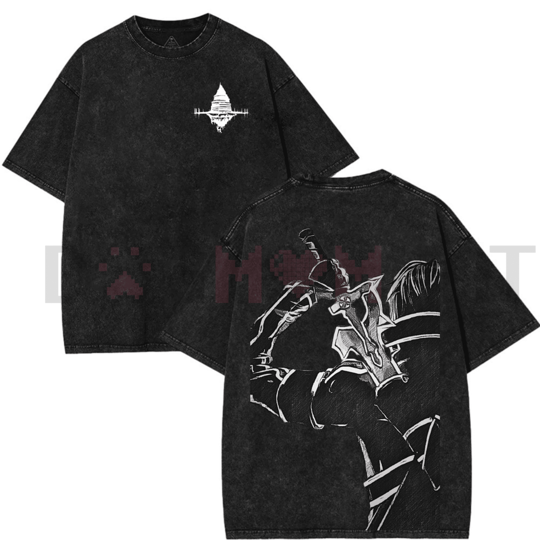 Sword Art Online Kirito B&W Graphic Tee - STAND OUT FLEXSARAH