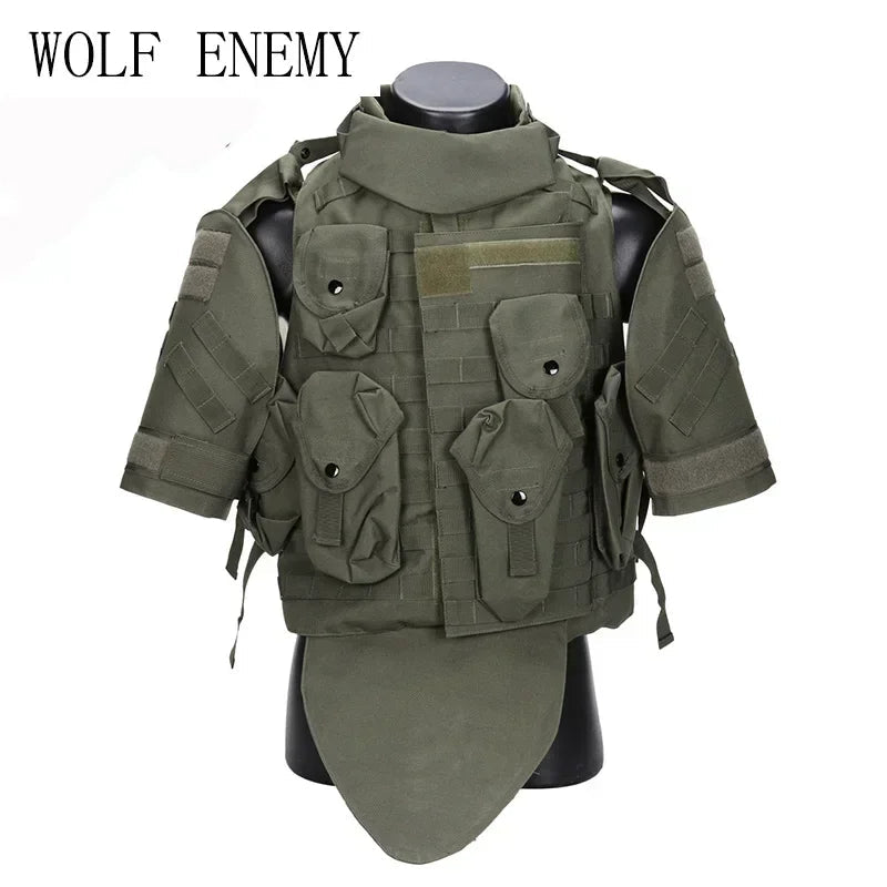 Tactical Camouflage Vest Hiking Vest Outerdoor CS Cosplay OTV Hunting Molle Hiking CS Typhon Highlander Vest - STAND OUT FLEXSARAH