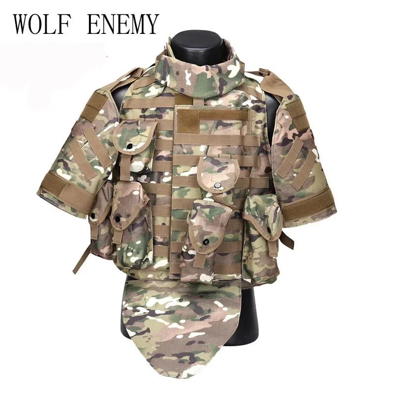 Tactical Camouflage Vest Hiking Vest Outerdoor CS Cosplay OTV Hunting Molle Hiking CS Typhon Highlander Vest - STAND OUT FLEXSARAH