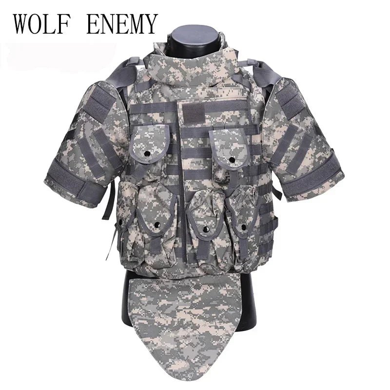 Tactical Camouflage Vest Hiking Vest Outerdoor CS Cosplay OTV Hunting Molle Hiking CS Typhon Highlander Vest - STAND OUT FLEXSARAH