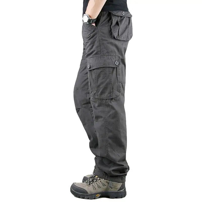 Tactical Cargo Pants Men Cotton Overalls Outdoor Work Trousers Big Size Hombre Clothing Camo Hiking Pants - STAND OUT FLEXSARAH