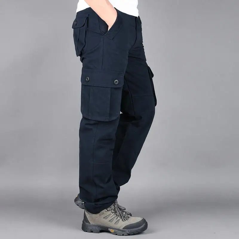 Tactical Cargo Pants Men Cotton Overalls Outdoor Work Trousers Big Size Hombre Clothing Camo Hiking Pants - STAND OUT FLEXSARAH