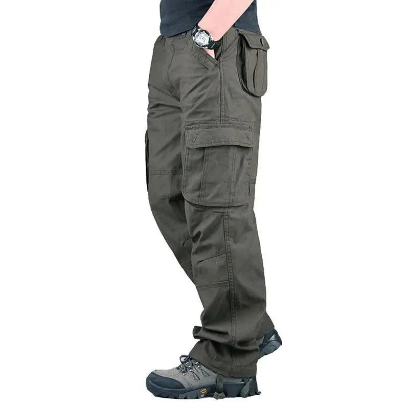 Tactical Cargo Pants Men Cotton Overalls Outdoor Work Trousers Big Size Hombre Clothing Camo Hiking Pants - STAND OUT FLEXSARAH