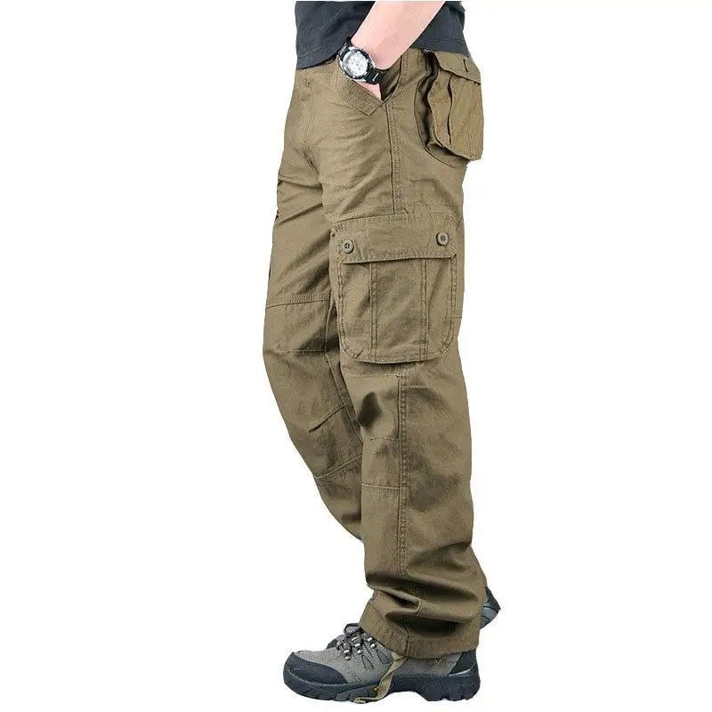 Tactical Cargo Pants Men Cotton Overalls Outdoor Work Trousers Big Size Hombre Clothing Camo Hiking Pants - STAND OUT FLEXSARAH