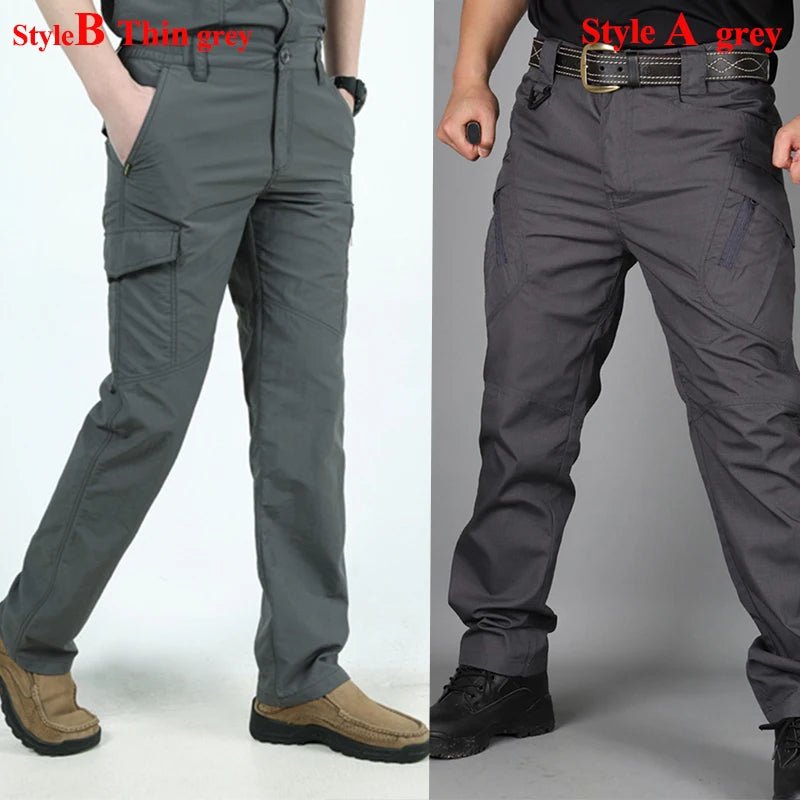 Tactical Cargo Pants Men Outdoor Waterproof SWAT Combat Military Camouflage Trousers Casual Multi Pocket Male Work Joggers - STAND OUT FLEXSARAH