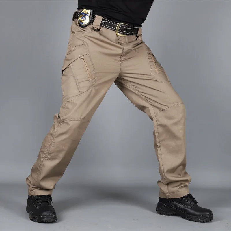 Tactical Cargo Pants Men Outdoor Waterproof SWAT Combat Military Camouflage Trousers Casual Multi Pocket Male Work Joggers - STAND OUT FLEXSARAH