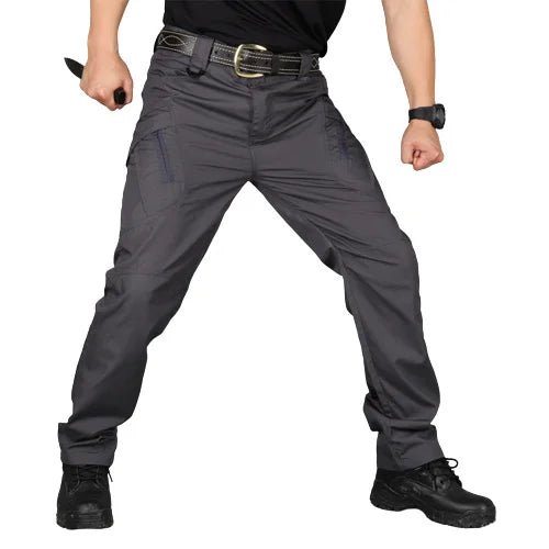 Tactical Cargo Pants Men Outdoor Waterproof SWAT Combat Military Camouflage Trousers Casual Multi Pocket Male Work Joggers - STAND OUT FLEXSARAH