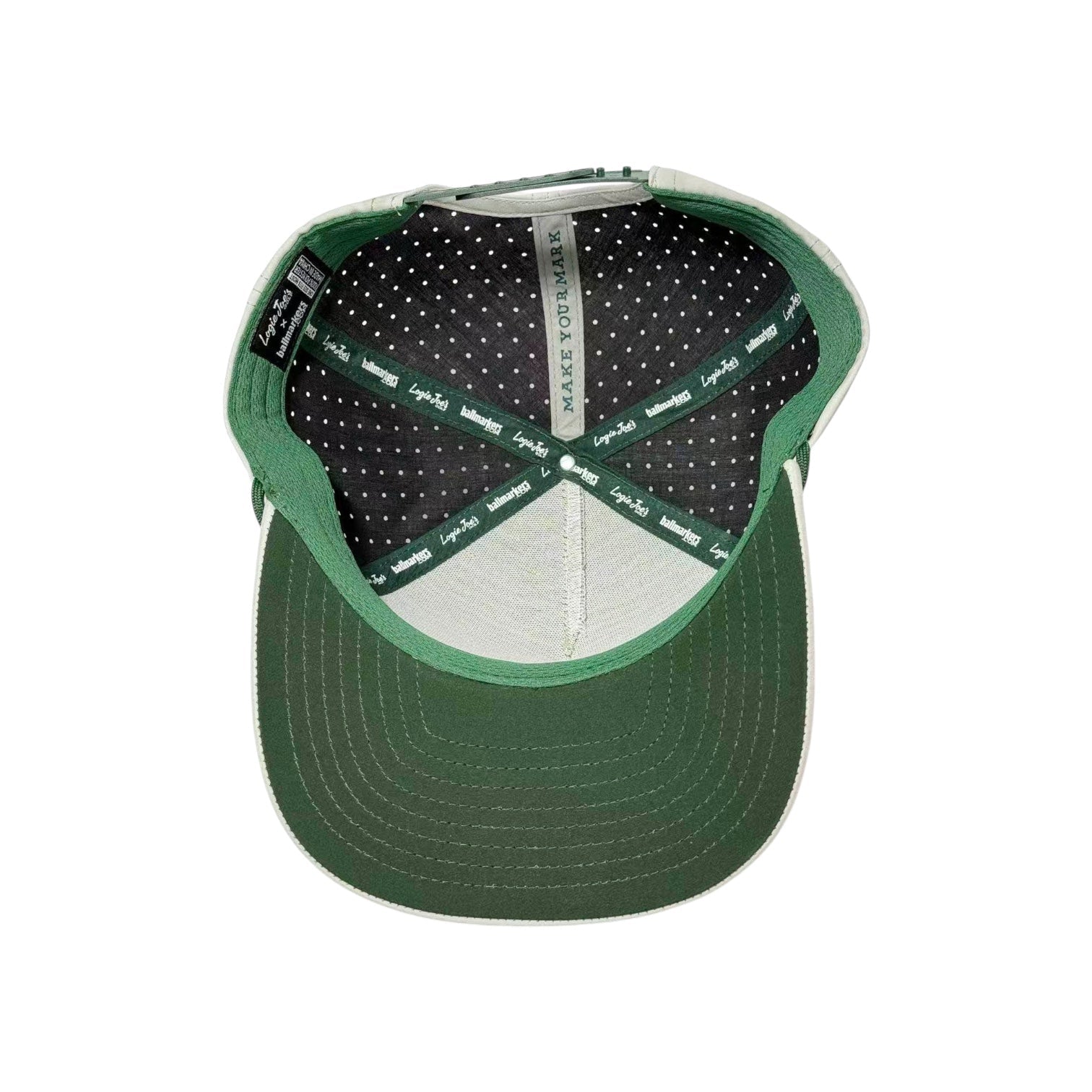 Tactical Golf Hat | Snapback Cap | Built-in Magnetic Ball Marker Holder + Marker Included | Adjustable American Camo - STAND OUT FLEXSARAH