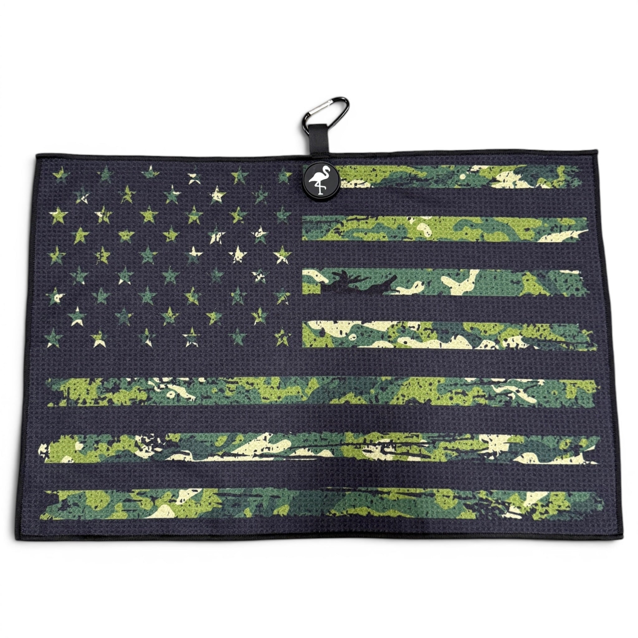 Tactical Golf Towel | 24” x 16” Microfiber Towel | Magnetic Clip & Carabiner | Premium Golf Accessory - STAND OUT FLEXSARAH