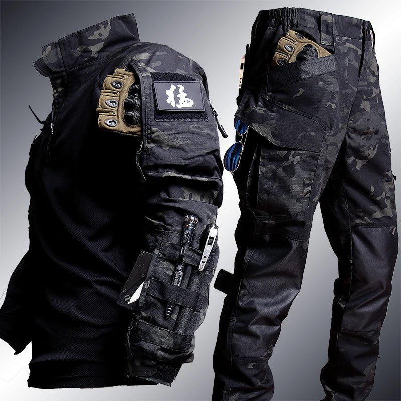 Tactical Uniform Suits Milit Outdoor Camouflage Suit Hunting Shirts Pants Fish Trainning Airsoft Paintball Clothes Sets - STAND OUT FLEXSARAH