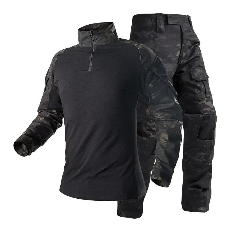 Tactical Uniform Suits Milit Outdoor Camouflage Suit Hunting Shirts Pants Fish Trainning Airsoft Paintball Clothes Sets - STAND OUT FLEXSARAH