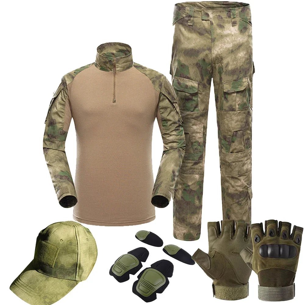 Tactical Uniform Suits Milit Outdoor Camouflage Suit Hunting Shirts Pants Fish Trainning Airsoft Paintball Clothes Sets - STAND OUT FLEXSARAH