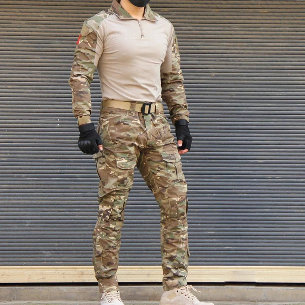 Tactical Uniform Suits Milit Outdoor Camouflage Suit Hunting Shirts Pants Fish Trainning Airsoft Paintball Clothes Sets - STAND OUT FLEXSARAH