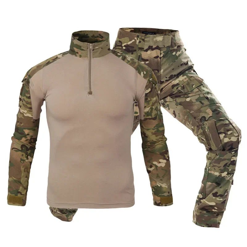 Tactical Uniform Suits Milit Outdoor Camouflage Suit Hunting Shirts Pants Fish Trainning Airsoft Paintball Clothes Sets - STAND OUT FLEXSARAH