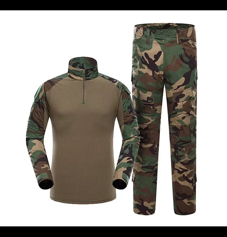 Tactical Uniform Suits Milit Outdoor Camouflage Suit Hunting Shirts Pants Fish Trainning Airsoft Paintball Clothes Sets - STAND OUT FLEXSARAH