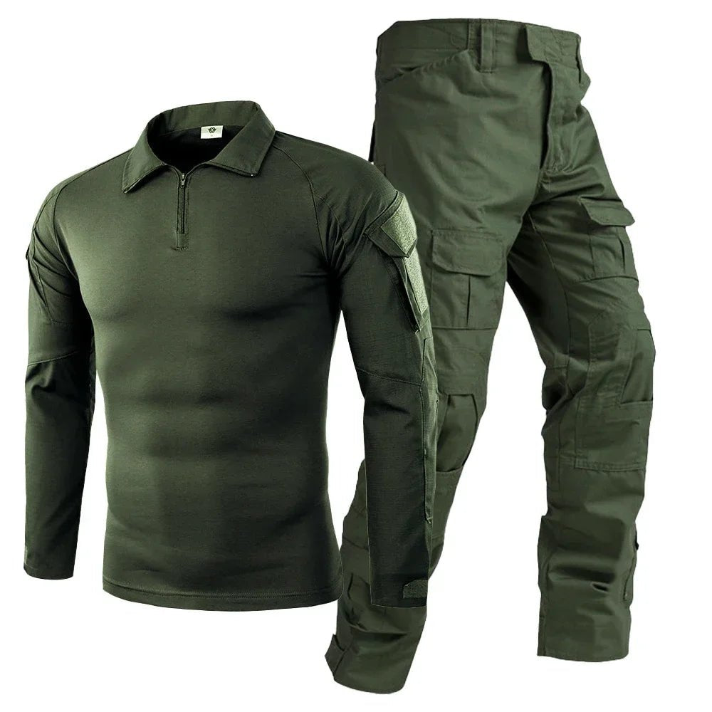 Tactical Uniform Suits Milit Outdoor Camouflage Suit Hunting Shirts Pants Fish Trainning Airsoft Paintball Clothes Sets - STAND OUT FLEXSARAH