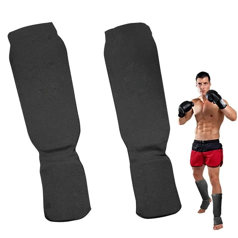 Taekwondo Training Leg Support Protectors Boxing Protective Gear With Instep Leg Guards Sandas Fighting Protective Gear MMA - STAND OUT FLEXSARAH