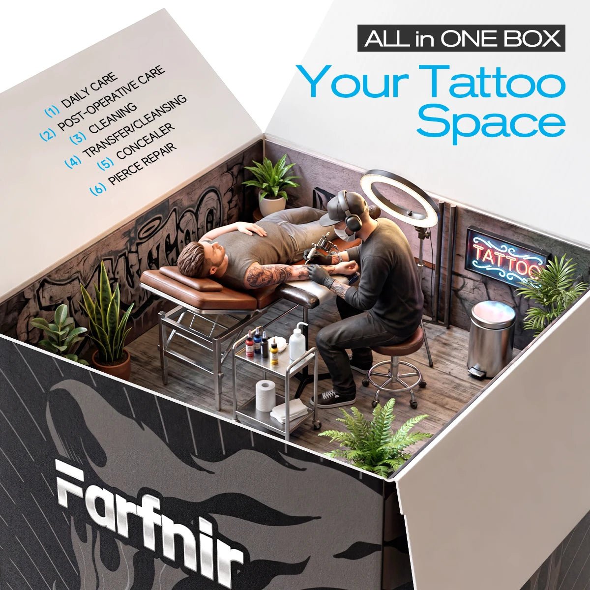 Tattoo Care Kit (Aftercare + Cleansing): Comprehensive care for new tattoos—cleansing, hydration, and moisturizing nourishment. - STAND OUT FLEXSARAH