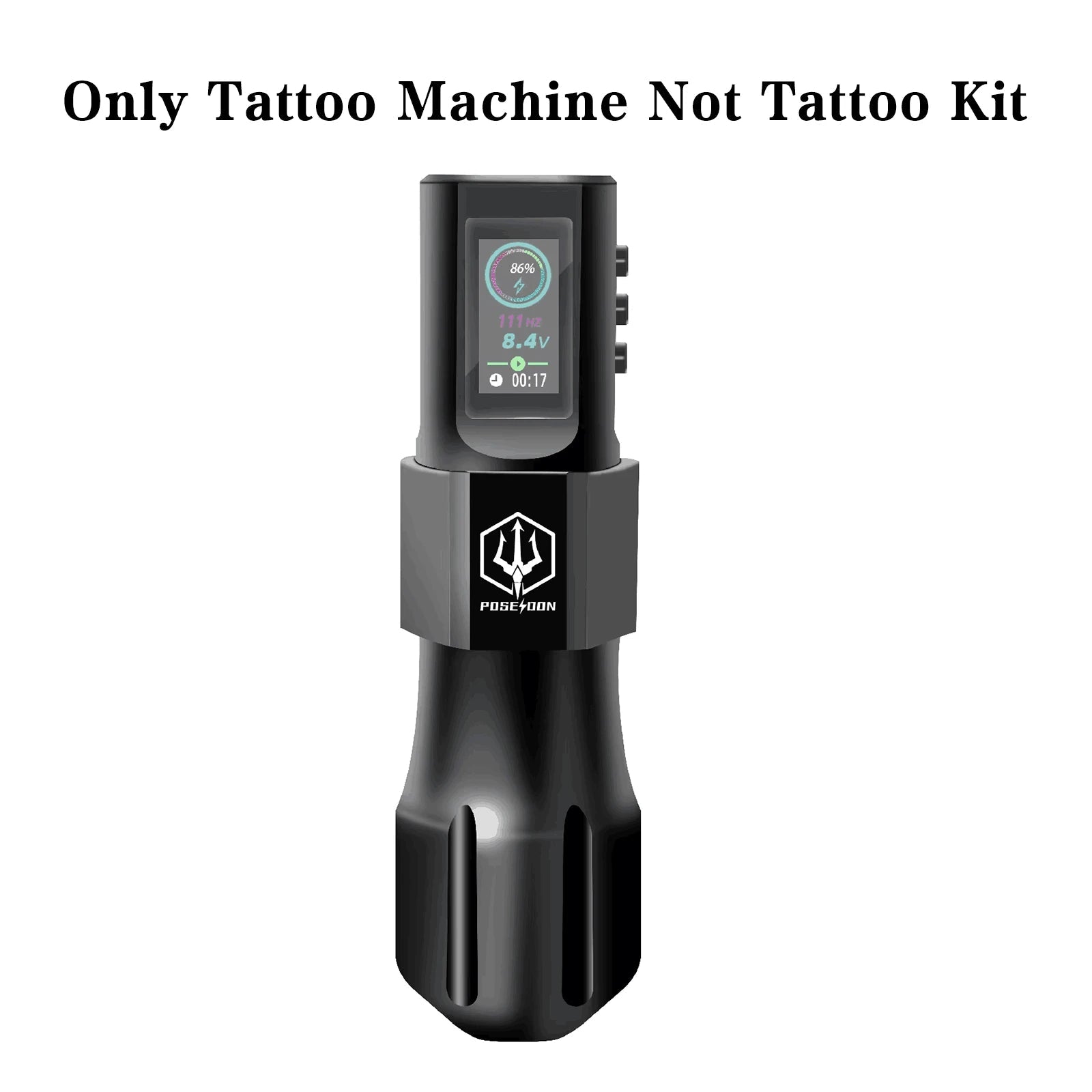 Tattoo Kit Or Tattoo Machnie POSEIDON New Cool Tattoo Pen Kit For Permanent Makeup Tattoo Machine Kit Wireless Tattoo Gun Kit - STAND OUT FLEXSARAH
