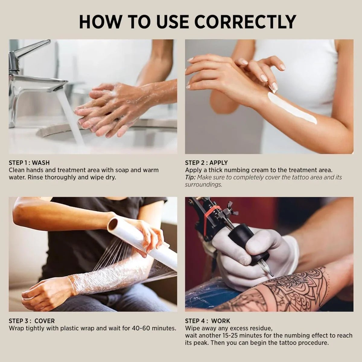 Tattoo Numbing Cream XL - STAND OUT FLEXSARAH