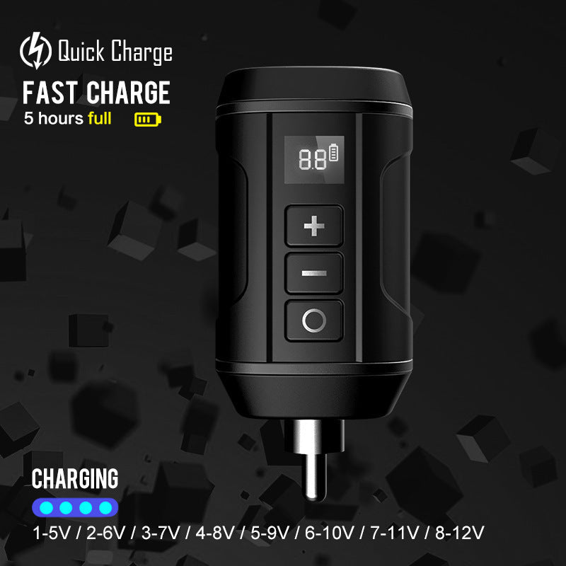 Tattoo Pen Wireless Power Supply Portable Tattoo Motor Machine - STAND OUT FLEXSARAH