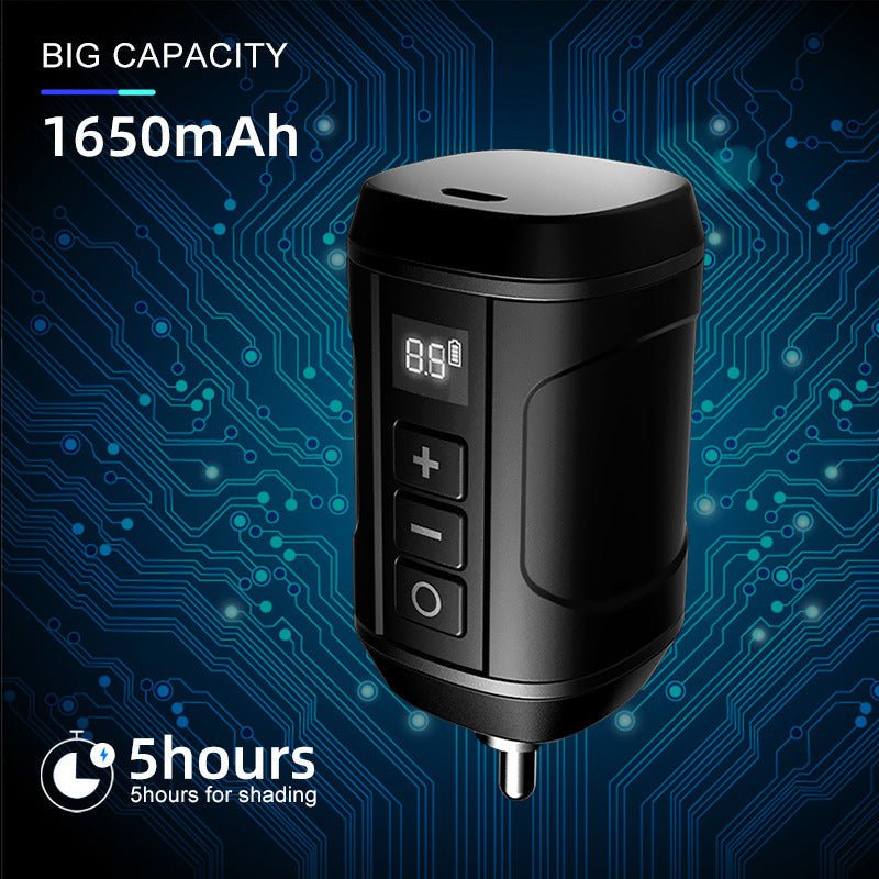 Tattoo Pen Wireless Power Supply Portable Tattoo Motor Machine - STAND OUT FLEXSARAH
