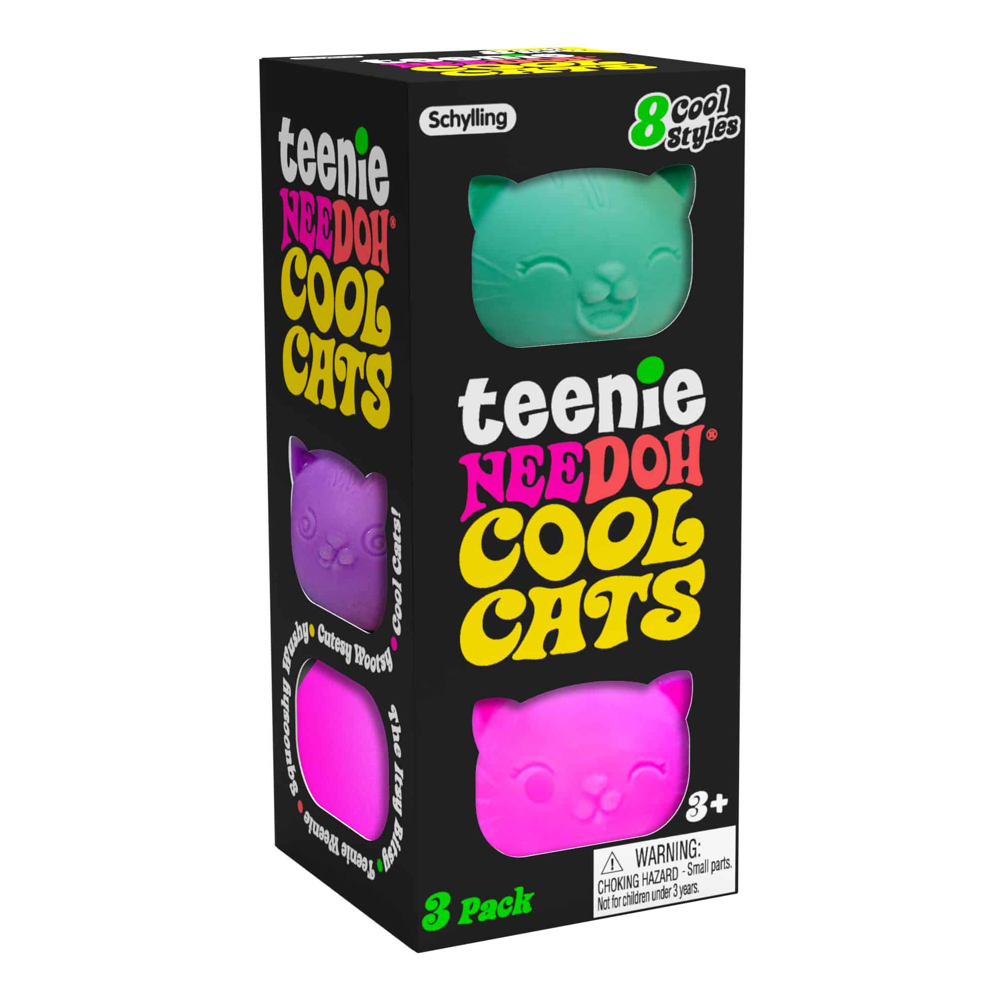 Teenie NeeDoh Cool Cats Set of Three - STAND OUT FLEXSARAH