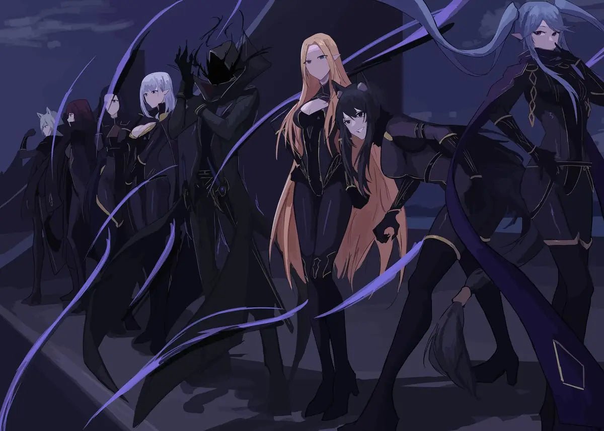 The Eminence in Shadow Anime Covers Poster Canvas Printing Japanese Anime Wall Art Decor I AM ATOMIC Animation Gaming Room Decor - STAND OUT FLEXSARAH