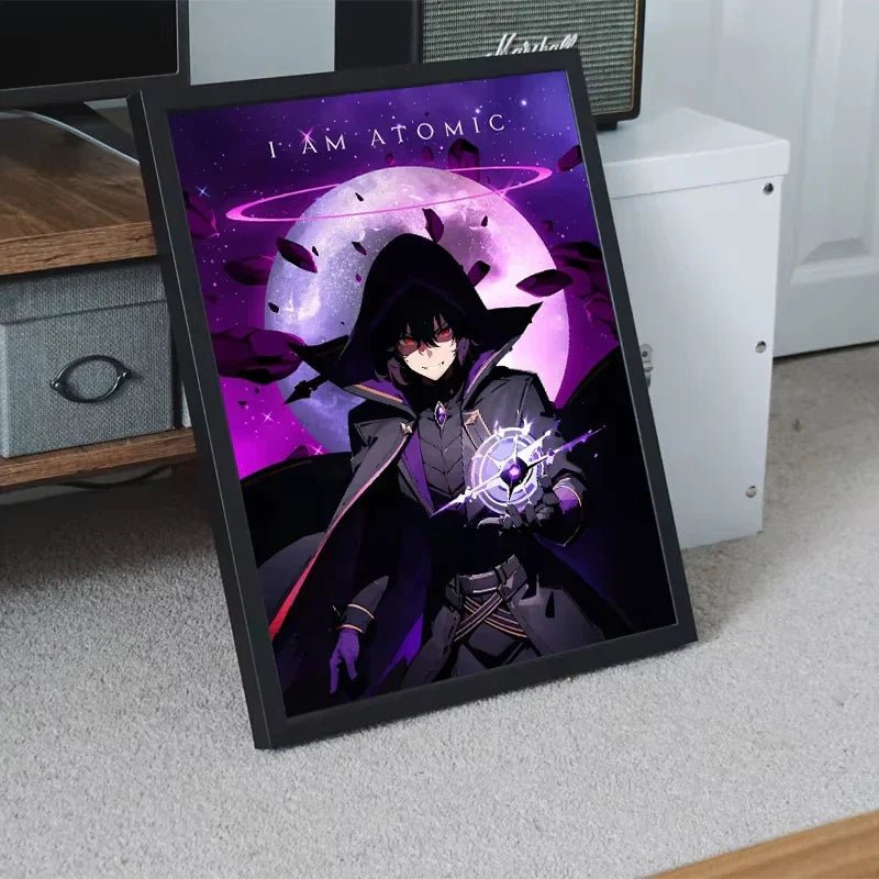 The Eminence in Shadow Anime Covers Poster Canvas Printing Japanese Anime Wall Art Decor I AM ATOMIC Animation Gaming Room Decor - STAND OUT FLEXSARAH