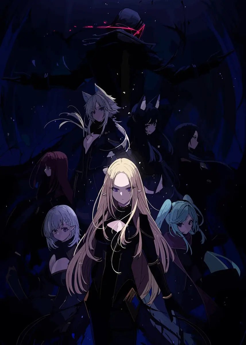 The Eminence in Shadow Anime Covers Poster Canvas Printing Japanese Anime Wall Art Decor I AM ATOMIC Animation Gaming Room Decor - STAND OUT FLEXSARAH