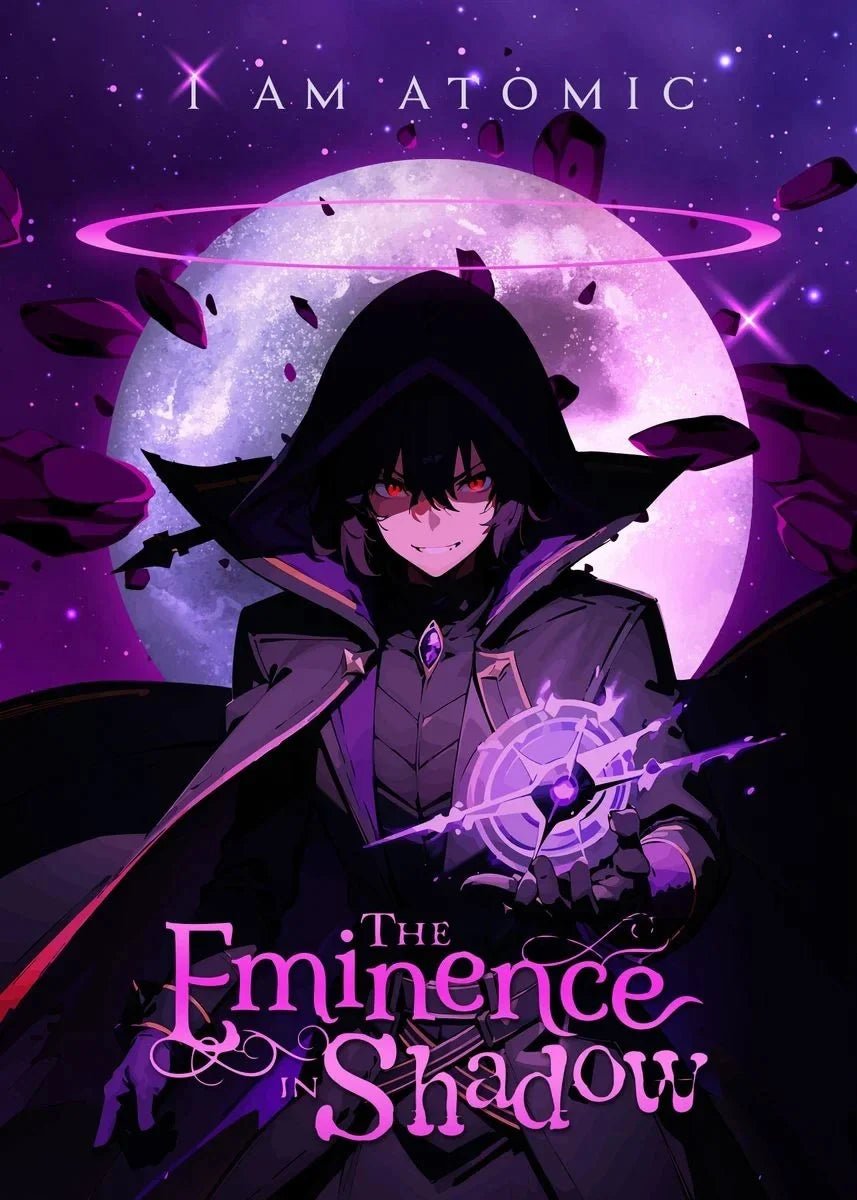 The Eminence in Shadow Anime Covers Poster Canvas Printing Japanese Anime Wall Art Decor I AM ATOMIC Animation Gaming Room Decor - STAND OUT FLEXSARAH