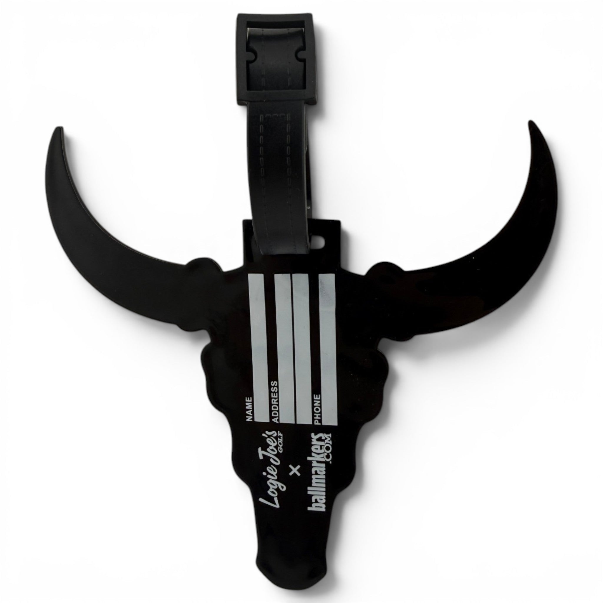 The Longhorn Clip-On Tag | Multi-Use Bag Tag, Travel Tag, Golf Accessory - STAND OUT FLEXSARAH