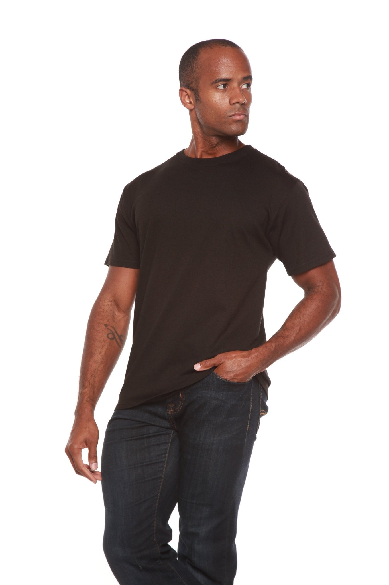 The Original Men's Bamboo Viscose/Organic Cotton Short Sleeve T-Shirt - Classic Cut - STAND OUT FLEXSARAH
